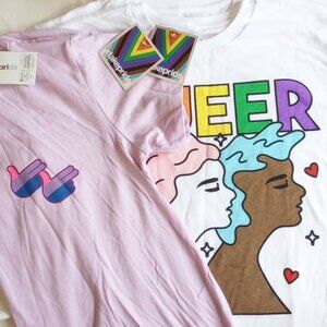 NWT 3 Target Take Pride T-Shirts XS Bundle 2 Queer 1 Lavender Crop